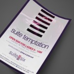 Suite Temptation at Suite Six Print Design by Ryan Orion Agency